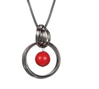 IOETSEUT Herz Halsketten für Frauen Gothic Halskette Frauen Halskette Lange Pullover Halsketten & Anhänger Quaste Halskette für Frauen Schmuck das Geschenk