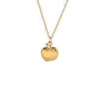 IOETSEUT personalisierte Halskette für Frauen Anhänger Halskette Einfache Mode Apfel Anhänger Halskette für Frauen Neuer Trend Gold Silber Farbe Schmuck Geburtstagsgeschenk
