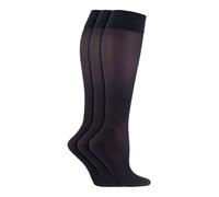 IOMI - 3 Paar Multipack Ladies Flight Socks - Schwarz US 37-40