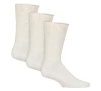 IOMI 3er Pack Rutschfeste Diabetiker Socken mit ABS Extra Weit Socken Ohne Gummibund mit Stopper