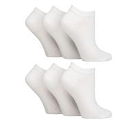 IOMI 6er Pack Diabetiker Socken Sneaker Damen Extra Weit Kurz Socken Ohne Gummi | Knöchelsocken