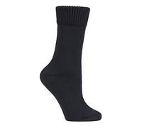 IOMI - Herren Thermo Winter Warm Ohne Gummi Diabetikersocken für Ödeme (46-50 EU, Schwarz)