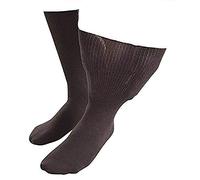 Herren & Damen Extra Wide Soft Cotton Oedema Socken für geschwollene Füße EU 43 - 45