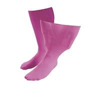 IOMI Sock Shop Footnurse - Herren & Damen socken extra weit bund ödeme beine behandlung gesundheitssocken für geschwollene füße (37-40 eur, Purple)