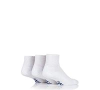 IOMI SockShop Herren IOMDS Footnurse Gentle Grip Diabetiker-Knöchelsocken Packung mit 3 Weiß 46-48