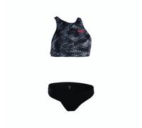 ION Surfkini Damen 23 Bikini Warm Baden Badeanzug Leicht surf S, 013 black-flowers