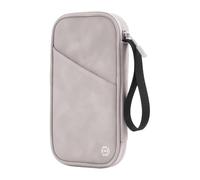 Iouyjiu Sleek Design Card Holder, Sturdy Zipper Wallet, Women Card Wallet, Decorative Men Card Holder 24x14x2.8cm for Cards, Outdoor, Travel, Shopping, Home, Light Gray, Dark Gray Color, Light Gray,