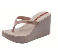 Ipanema 83626 High Fashion Fem Pink Flip-Flops mit hohem Keilabsatz für Damen aus Gummi Rosa, Rosa, 40 EU