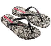 Ipanema Damen Animal Print VI FEM Flipflop, BEIGE/Black/PINK, 40 EU