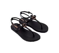Ipanema ATENA SANDAL FEM - Sandale für Damen (BLACK/BEIGE, EU Schuhgrößensystem, Erwachsene, Damen, Numerisch, M, 38)