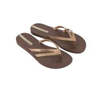 Ipanema Damen Bossa FEM Flipflop, Brown/Gold, 37 EU