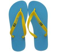 Ipanema Classic Brasil II Kids Zehentrenner, Blue/Yellow, 29.5 EU