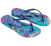 Ipanema Damen Animale Print Iii Fem Flache Sandale, Blau metallic, 40 EU