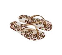 Ipanema Damen ANIMALE Print III FEM Flipflop, BEIGE/Gold, 43 EU