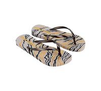 Ipanema Damen ANIMALE Print III FEM Flipflop, Grey/Bronze, 43 EU