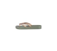 Ipanema Damen Comfy FEM Flipflop, Green/Gold, 37 EU