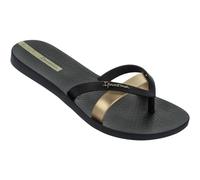 Ipanema Damen Silk Premium Plateausandalen, Schwarz/Gold, 41.5 EU,Plateau