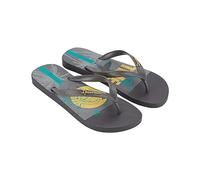 Ipanema Herren Summer IV AD Flipflop, Grey/Yellow/Blue, 38 EU