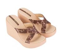 Ipanema High Fashion Damen Slide Fem Plateau-Sandalen KeilabsatzBeige Clear38 EU