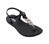 Ipanema Jungen Class Charm II Kids Flip-Flop, Schwarz/Silber, 12 Toddler