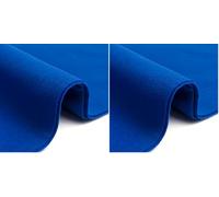 IPEA Filzstoff Blau - Großes Stück 190 x 100 cm - Made in Italy - Weicher Filz Stoff Uni für Kleidung, Accessoires, Dekorationen, Kreationen, Patchwork - Stoff zum Nähen - Bastelfilz (Packung mit 2)