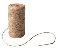 IPEA Natürliches Jute-Seil 2 mm dick für Dekoration und Basteln - Made in Italy - 100 Meter - Kordelzug aus Jute für Handwerk, Möbel, Kreationen - Spule aus natürlichem Hanf