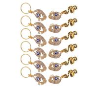 Ipetboom 12 Stück Teiliges Haarschmuck Dreadlocks Stabile Spiralen mit Evil Eye Anhängern Leichter Komfortabler Flecht-schmuck für Zöpfe Vielseitig Einsetzbar Modische