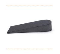 Ipetboom 20 Paar 2cm EVA Erhöhungseinlegesohlen Unisex Schwarz Stoßdämpfend Rutschfest Unsichtbare Fersenerhöhung für Sneaker Stiefel