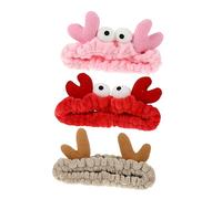 Ipetboom 3 Stück Adorable Haarband für Frauen Rutschfeste Haarkopfbedeckung für Make Up Spa Elastisches Stirnband im Zufälligen Perfektes Accessoire für Partys