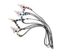 Ipetboom 4 Teilige Halskette Aus Harz Sommer Halskette Verstellbarer Haizahn Schmuck Party Gastgeschenke