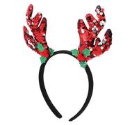 Ipetboom Elchgeweih Stirnband Weihnachtskopfschmuck Leichtes Festival Haarband aus Unbedenklichem Material für Weihnachtsfeier und Familienfest