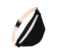 Ipetboom Junge Mädchen Bauchtasche Aus Schwarzem Segeltuch Leichte Multifunktionale Gürteltasche Für Jungen Und Mädchen Modische Crossbody Brusttasche Für Alltag Schule Und Reisen