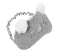 Ipetboom Schlafmaske mit Cartoon-motiv für Erwachsene Augenmaske aus Plüsch für Schlafen Atmungsaktive Schlafmaske für Reisen und Zuhause Passend für Verschiedene Kopfgrößen