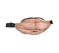 Ipetboom Wiederverwendbare Lustige Gürteltasche Mit 3D-Druck Stabile Hüfttasche Für Männer Outdoor Und Reisespaß Streich Geschenk