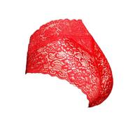 IPHREECO Sissy Pouch Höschen für Herren, Spitze, Hipster, Unterwäsche, Slip, Dessous, Tanga, G-String, Rot/Ausflug, einfarbig (Getaway Solids), Medium