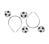 iplusmile 2 Stück Fußball Stirnbänder als Wm Feier Deko Komfortable Sportstirnbänder aus Gewebe und Kunststoff Vielseitig für Sportveranstaltungen und Fußballzubehör