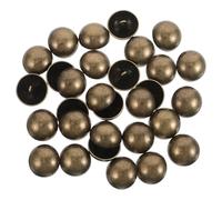 iplusmile 50 Stück Trachtenknöpfe Metall 20mm Runde Pilzknöpfe aus Zinklegierung für Hemden und Mäntel mit Festem Halt für Formelle Kleidung und Freizeit