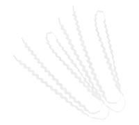 iplusmile Flache Weiße Schnürsenkel 120cm Lang 0,5cm Breit für Sportschuhe und Sneaker mit Wellenförmigem S muster Vielseitig Einsetzbar und Modisch Elegant