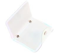 iplusmile Modischer Kreditkartenhalter Holografische und Organizer Transparente Kartenhülle aus PVC mit 20 Fächern für Damen für Alltag und Reisen