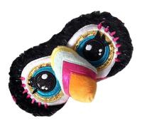 iplusmile Plüsch Schlafmaske Frauen Lichtundurchlässige Augenmaske mit Elastischem Band Niedliches Vogel Motiv Weiche Reise Augenbinde für Erholsamen Schlaf