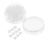 iplusmile Silikon Ohrringverschlüsse Transparent 100 Stück Weiche Ohrringrückseiten für Durchbohrte Ohren Leicht und Kompakt für Schmuckzubehör und Selbstgemacht Ohrringe