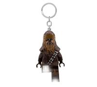 IQ Lego Star Wars - Chewbacca Schlüsselanhänger mit LED-Taschenlampe Spielzeuggeschenke für Kinder - 76 mm große Figur - 2 CR2025 Batterien enthalten