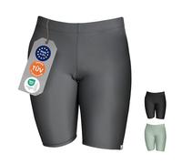 iQ-UV Badehose für Damen Grau XL - Bequeme Bikinihose für Damen mit LSF 300 UV Schutz - Leichte Bikini Hose besonders atmungsaktiv & hochelastisch - Bikini Unterteil