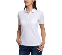 iQ-UV Damen Poloshirt Kurzarm Weiß 3XL - Sport Poloshirt für Damen mit UPF 50+ UV-Schutz - TÜV Zertifiziert - funktionales Polo Shirt aus nachhaltigem Stoff - Perfekt zum Sport