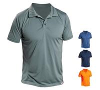 iQ-UV Herren Polo Shirt Extra Cool 2.0 iQ-Company (DE/NL/SE/PL, Alphanumerisch, 4XL, Regular, Regular, Grau)