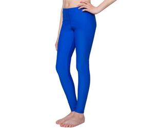 iQ-UV Kinder Leggings Blau 164/170 - Schwimmhose UV-Schutz Jungen Mädchen
