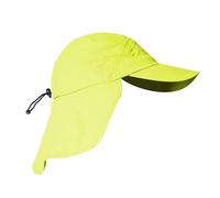 iQ-UV Schutz Kappe mit Nackenschutz Unisex Gelb 55-61cm - Sonnenschutz Kappe mit UPF 50+ Schutz Tüv geprüft - Atmungsaktive Cap mit Nackenschutz für Herren und Damen - Mütze mit Schutz für Nacken