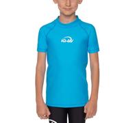 iQ-UV Shirt für Kinder Kurzarm 152/158 Türkis - UV-Schutz Badeshirt für Jungen & Mädchen aus recyceltem Material- Rashguard für Kinder mit Lichtschutzfaktor UPF 50+