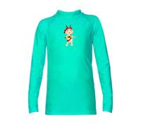 iQ-UV Shirt für Kinder Langarm Eva 92/98 Grün - UV-Schutz Badeshirt für Jungen & Mädchen mit UPF 50+ - UV Schutzkleidung für Kinder aus recyceltem Material - Schwimmshirt