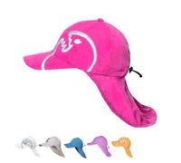 iQ-UV Schutz Kappe mit Nackenschutz für Kinder iQ Company Sonnenschutz UV Cap recycelt Pink